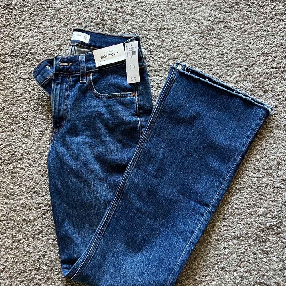Abercrombie & Fitch Womens Bootcut Jeans - Picture 3 of 5